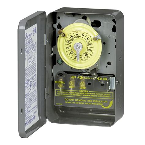 electric box control light time|lighting timers and outlets.